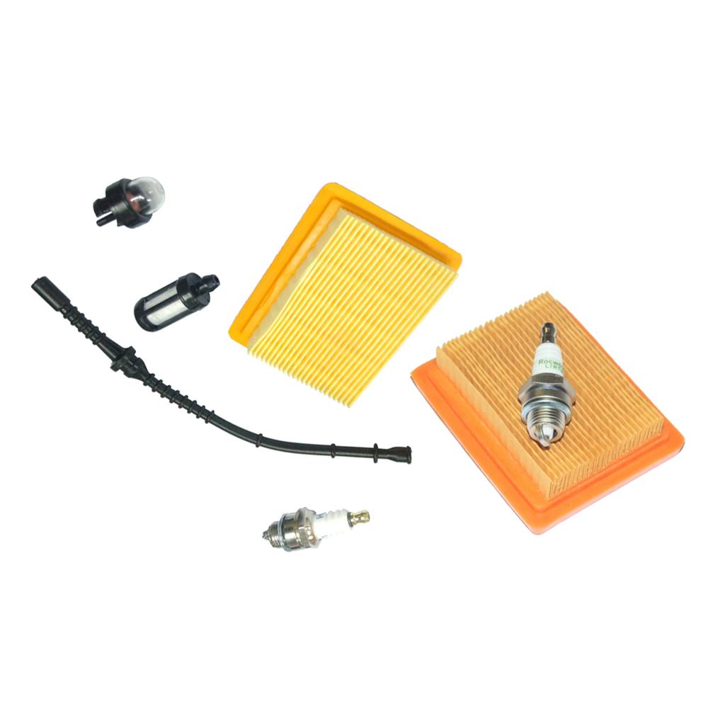 Air Filter Spark Plug for STIHL FS120 FS200 FS250 FS300 FS350 FS400 FS450