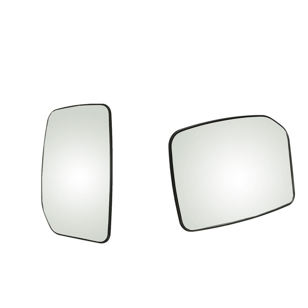 2 Pieces Rearview Side Heated Wing Mirror Left+Right Glass for Ford Transit