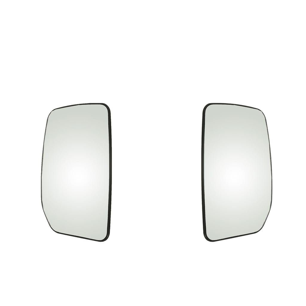 2 Pieces Rearview Side Heated Wing Mirror Left+Right Glass for Ford Transit