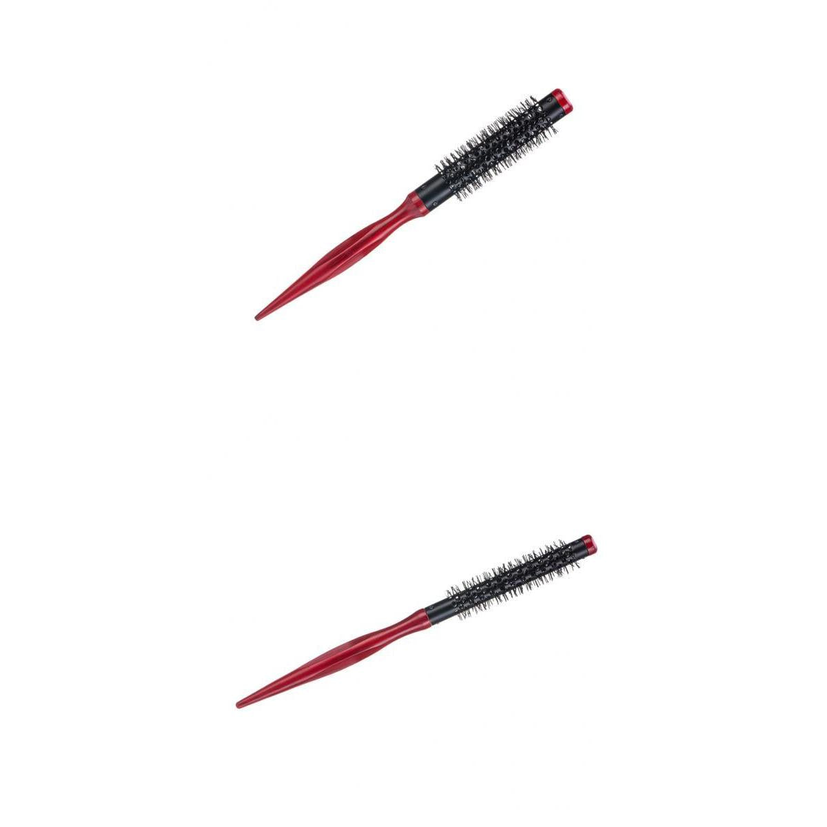 2pcs Hair Round Brush Roller Comb Hairbrush for Salon Hairstyle Hairdressing