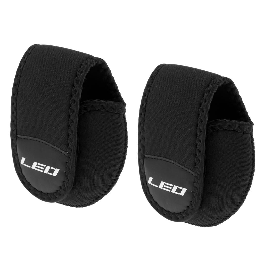 2pcs Casting Fishing Reel Cover Protective Case Pouch Storage Portable Bag