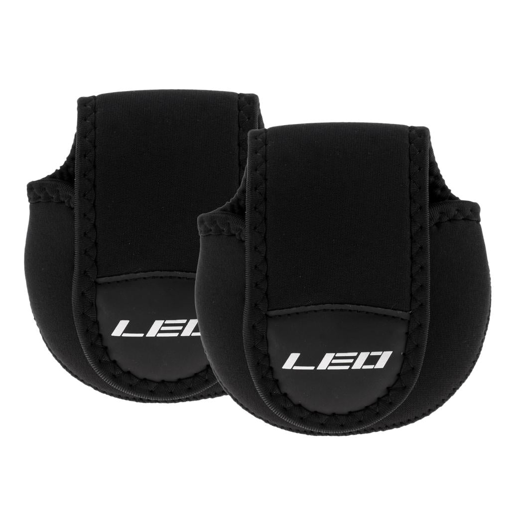 2pcs Casting Fishing Reel Cover Protective Case Pouch Storage Portable Bag