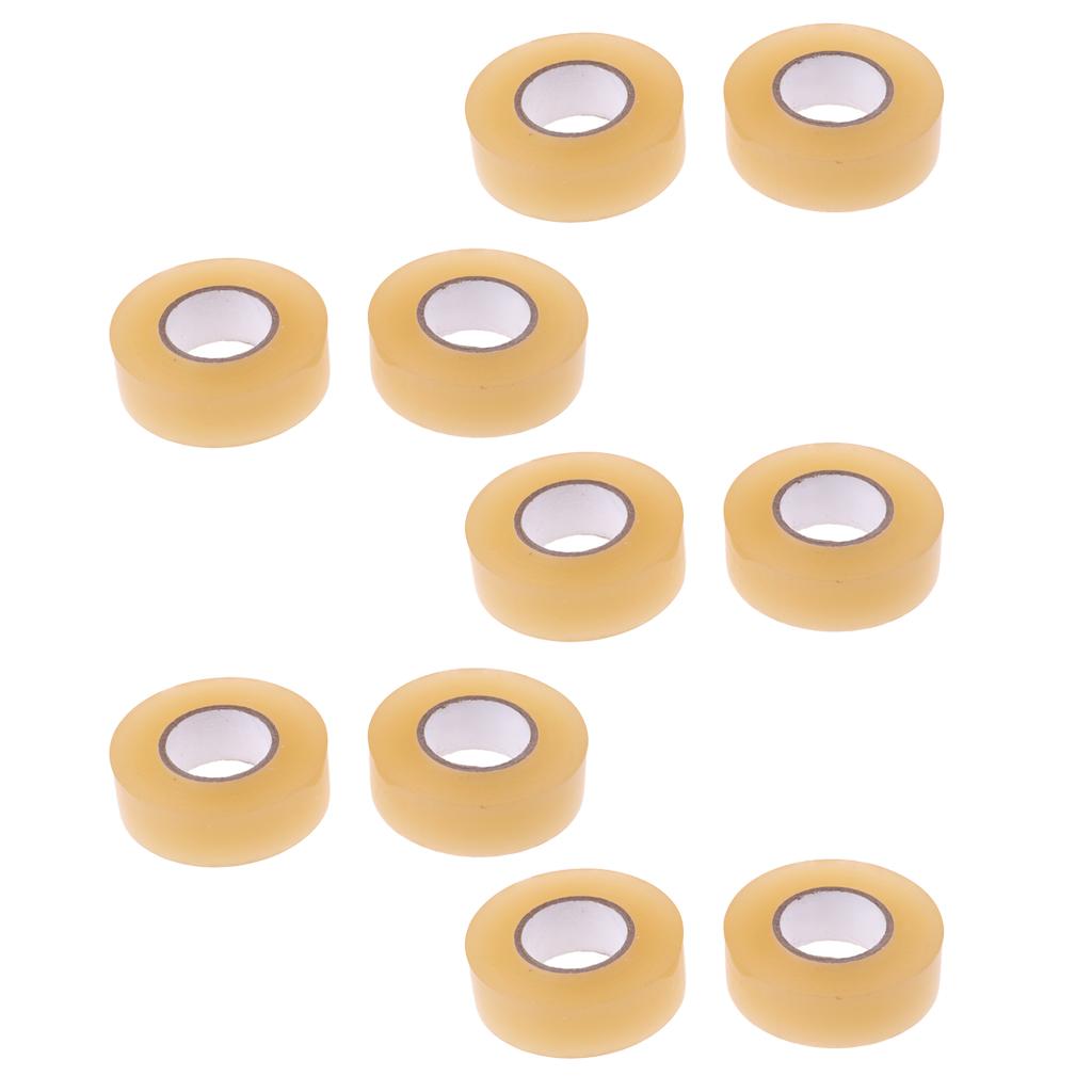 10 Rolls of Premium PVC Clear Hockey Tape for Ice Hockey Socks & Shin Guards
