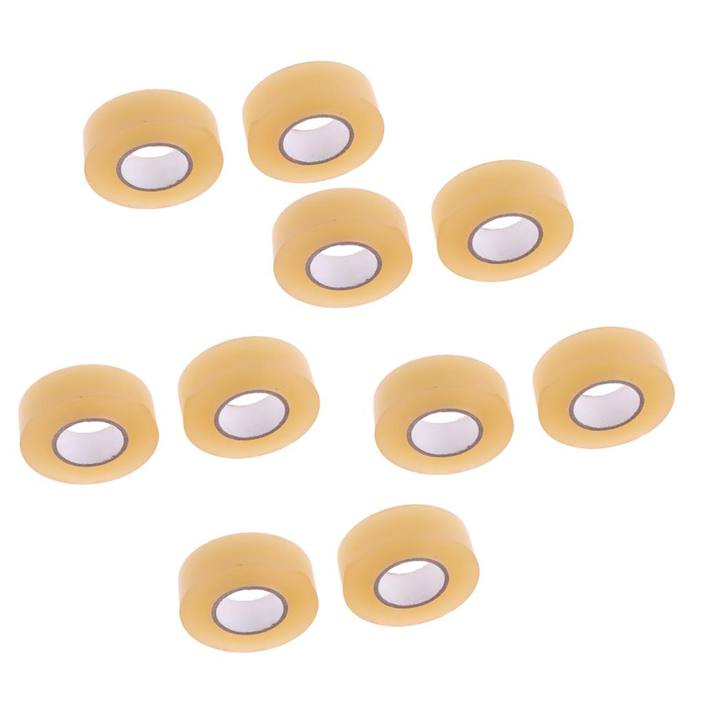 10 Rolls of Premium PVC Clear Hockey Tape for Ice Hockey Socks & Shin Guards