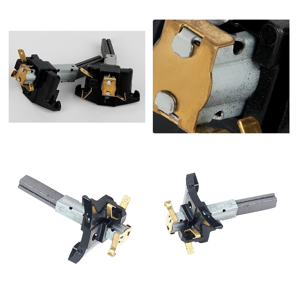 2 pcs Vacuum Cleaner Parts Electric Motor Carbon Brush Replace Accessories