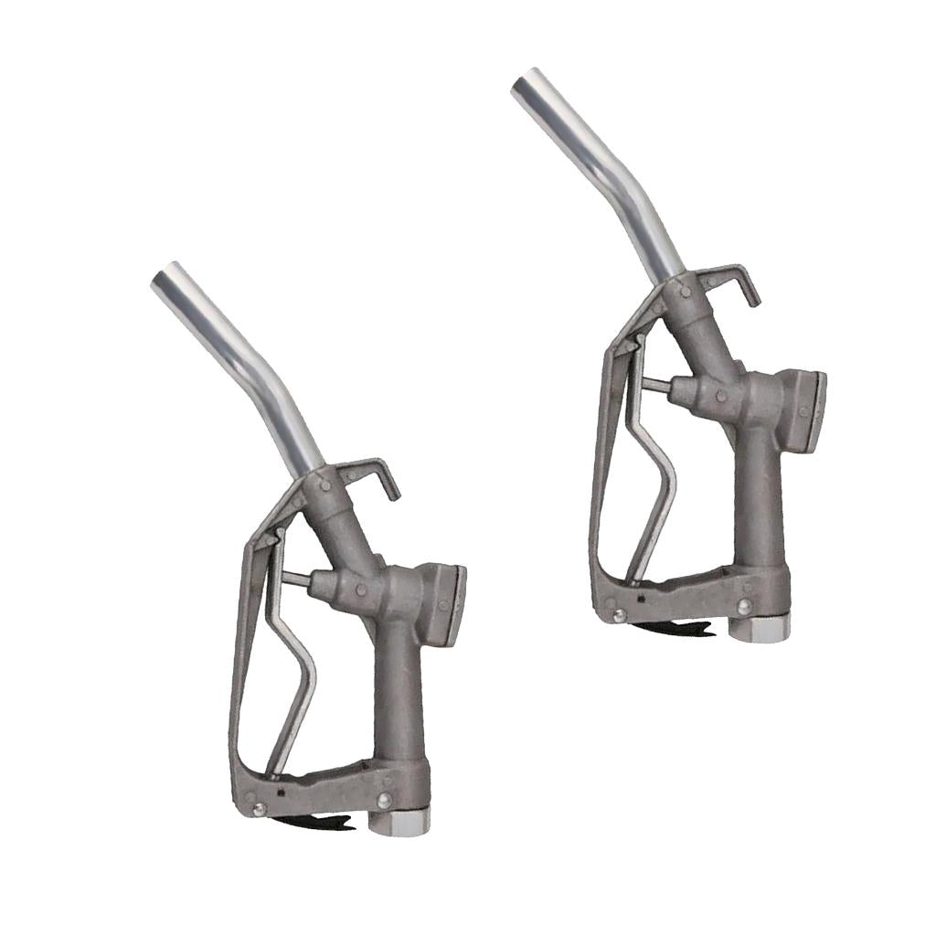 2 Pieces Manual 0-90L/min Fuel Gasoline Diesel Oil Nozzle Dispenser for Farm