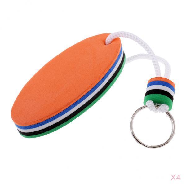 4Pcs Sailing Boating Keyring Floating Key Ring for Kayak Canoe Yacht Boat