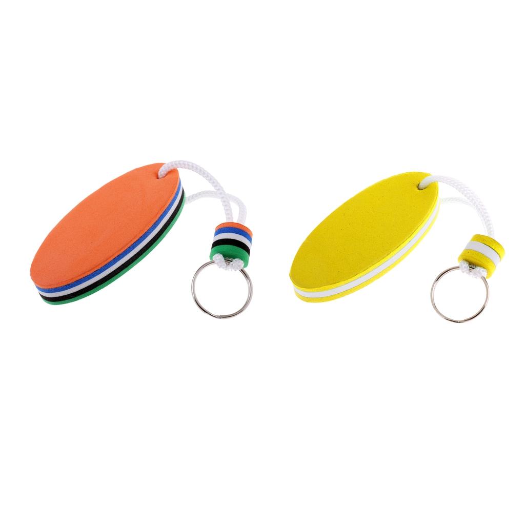 2Pcs Sailing Boating Keyring Floating Key Ring for Kayak Canoe Yacht Boat