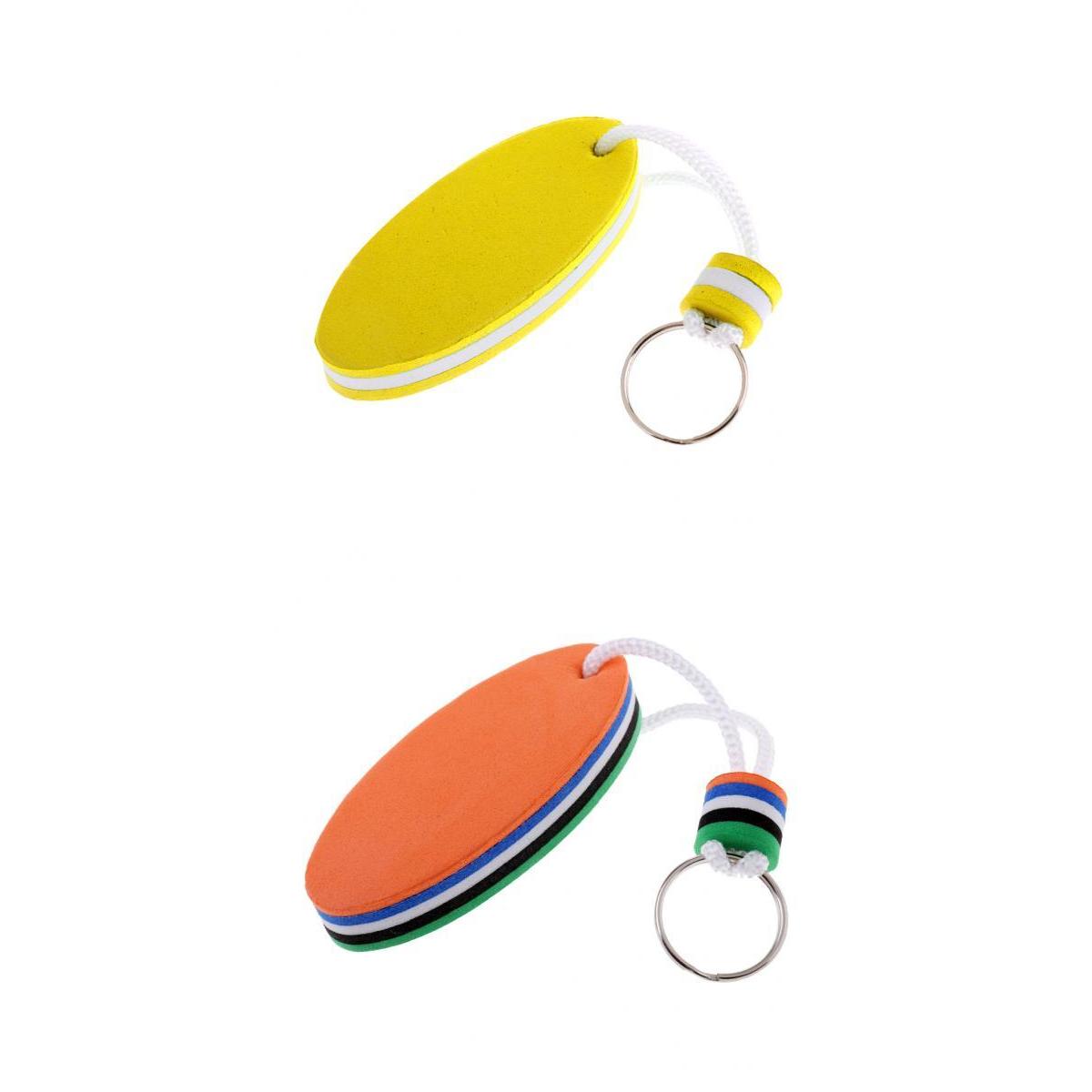 2Pcs Sailing Boating Keyring Floating Key Ring for Kayak Canoe Yacht Boat