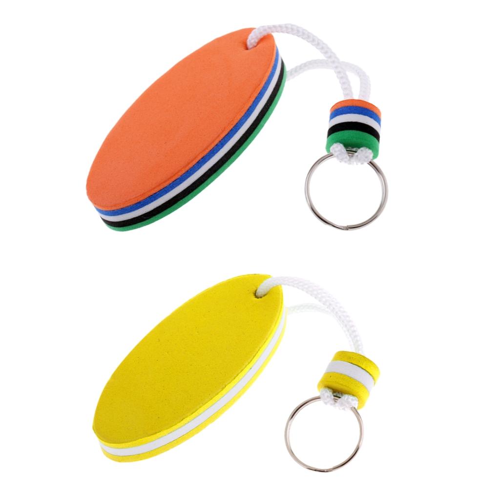 2Pcs Sailing Boating Keyring Floating Key Ring for Kayak Canoe Yacht Boat