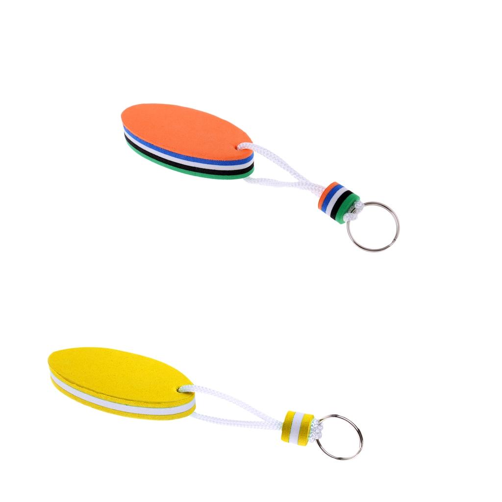 2Pcs Sailing Boating Keyring Floating Key Ring for Kayak Canoe Yacht Boat