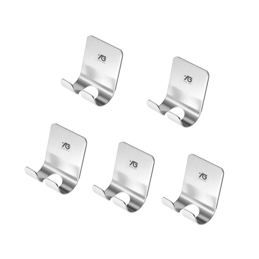 5 pieces Power Plug Socket Hook Rack Holder Hanger Home Wall Decor Organizer