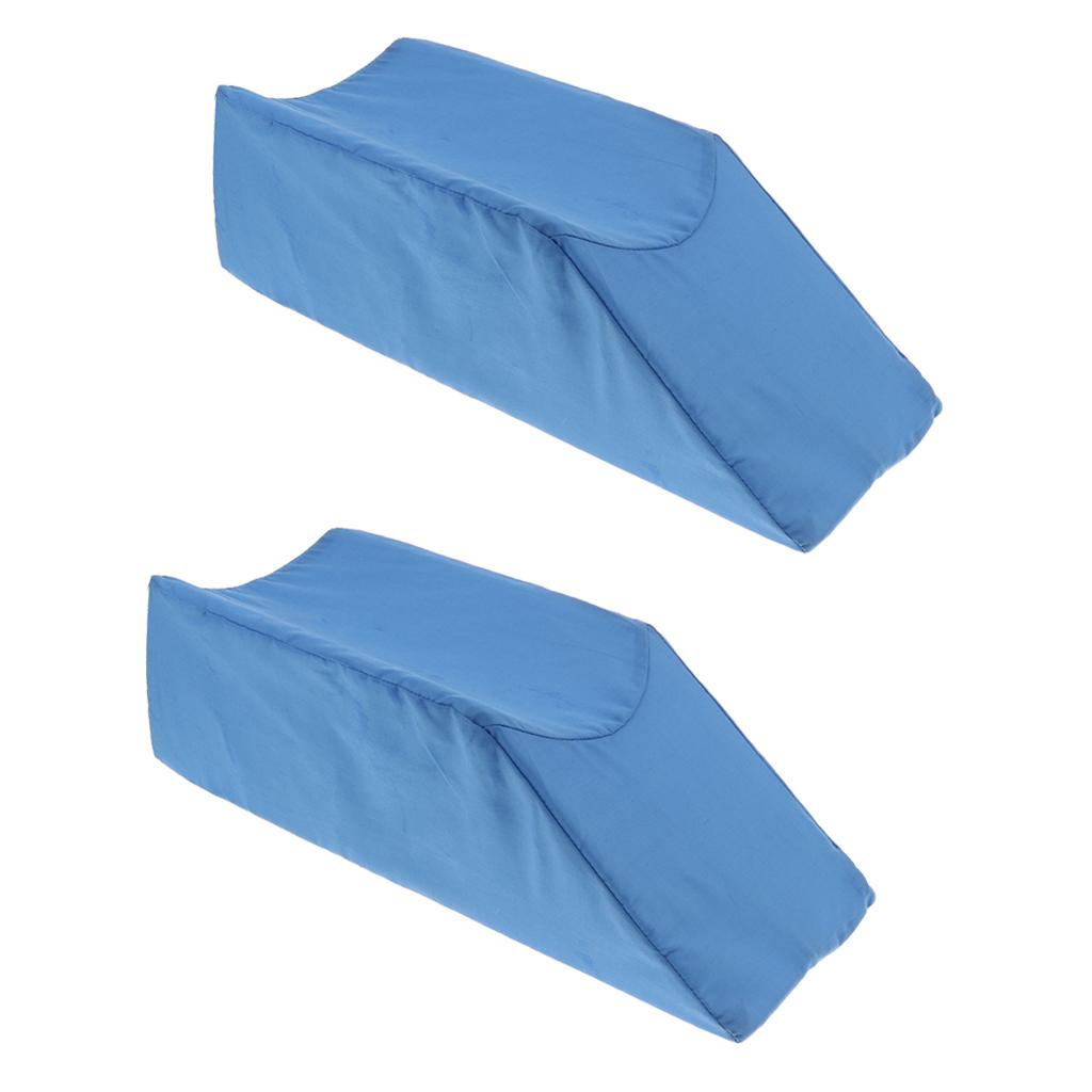 2pcs Foam Leg Elevator Cushion with Washable Cover Support Pillow