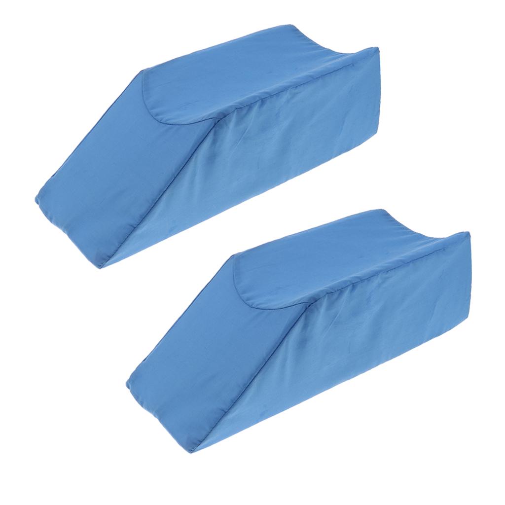 2pcs Foam Leg Elevator Cushion with Washable Cover Support Pillow