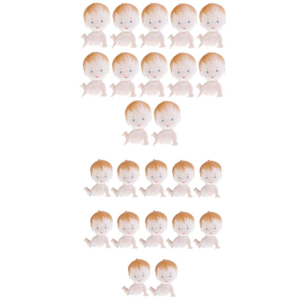 24pcs Mini Baby Doll Baby Shower Table Decor Party Bag Filler 5.5x6x 3.5cm