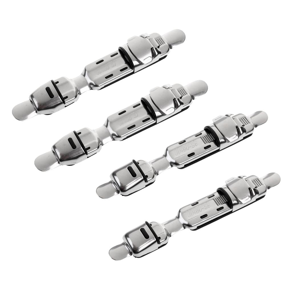 4 Pieces Fishing Reel Seat Deck Wheel Rod Clip Pole Fitted Deck Rod Building