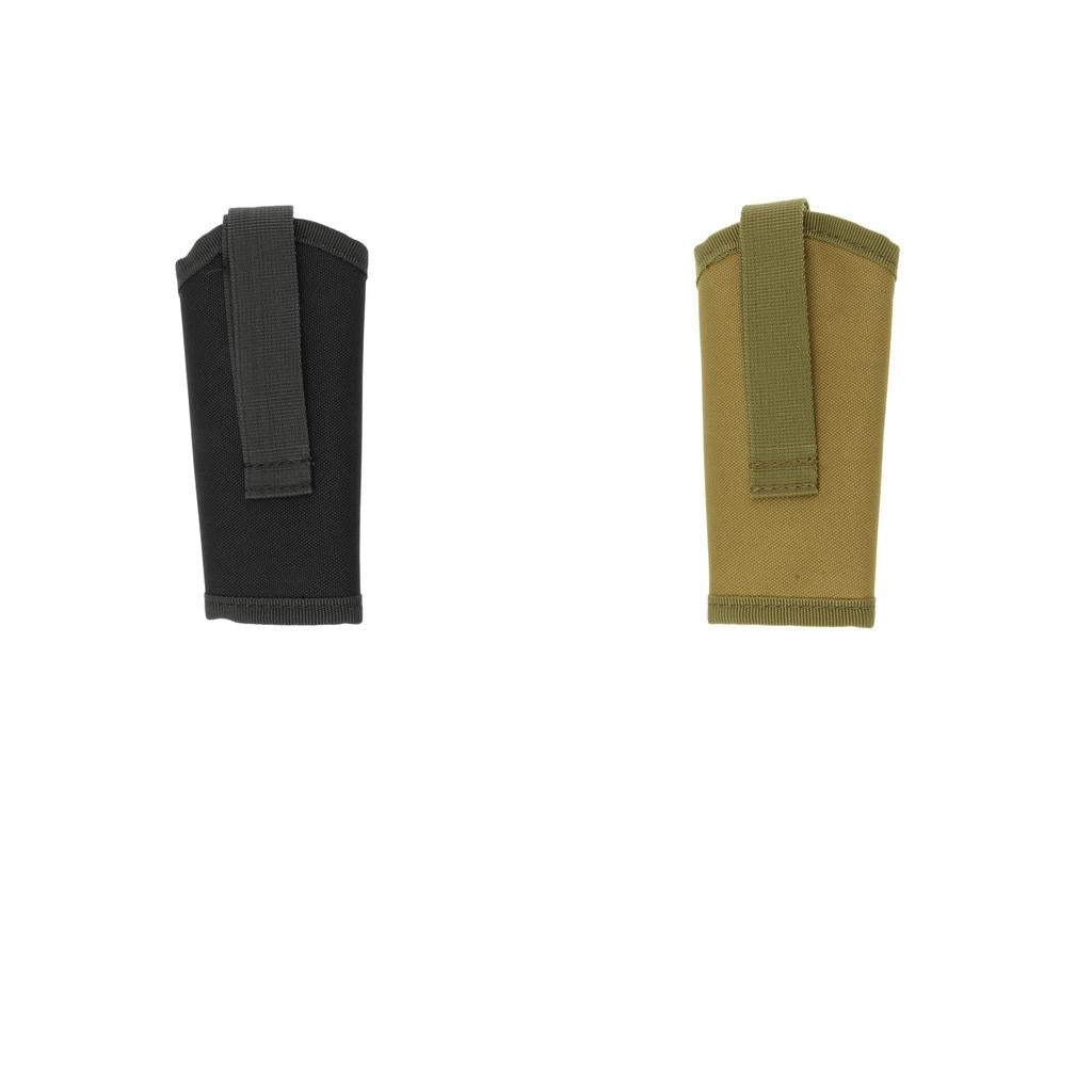 2 Pieces Oxford Silent Key Holder Pouch Nylon w/Flaps and Duty Belt Loop