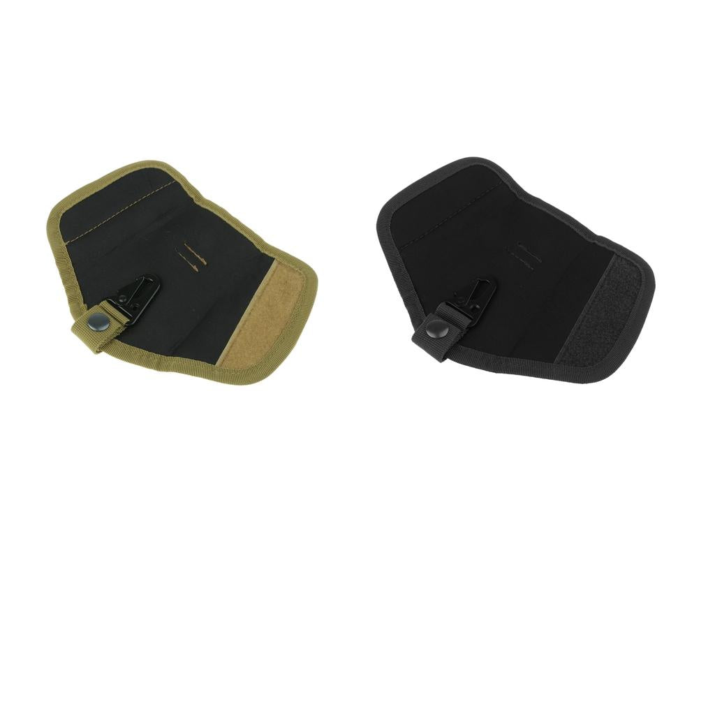 2 Pieces Oxford Silent Key Holder Pouch Nylon w/Flaps and Duty Belt Loop