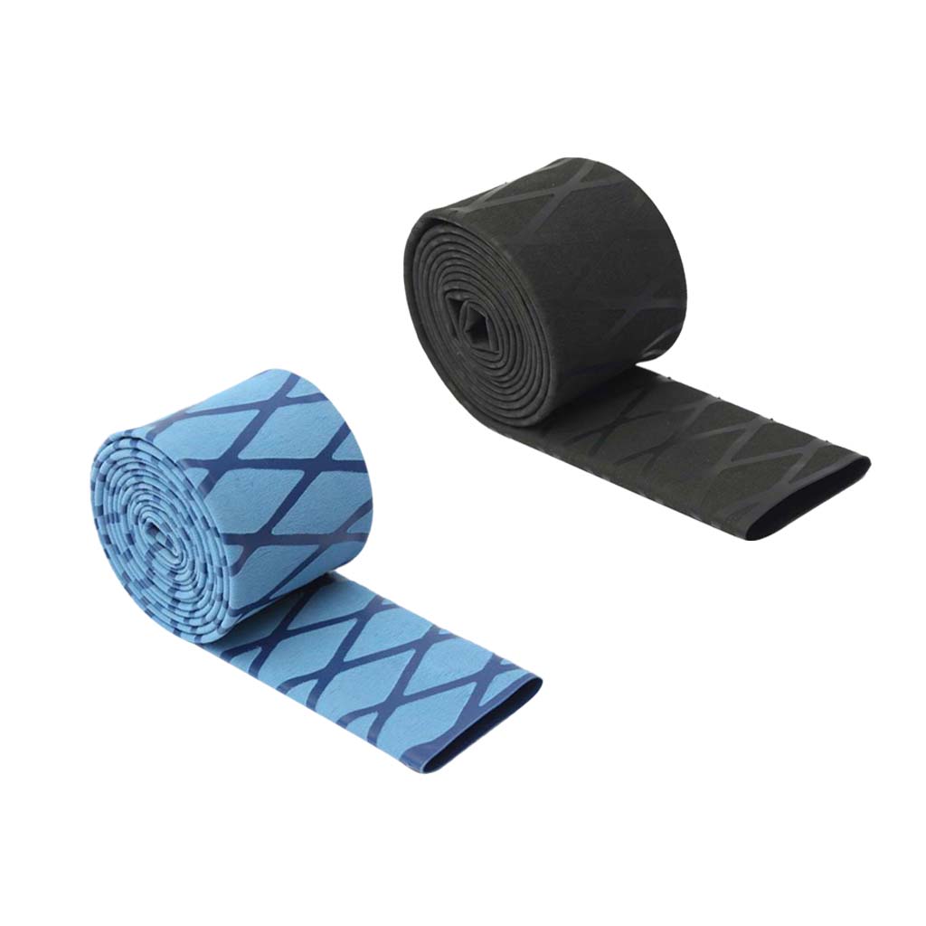 2 Pieces Non Slip Heat Shrink Wrap Tubing Fishing Rod Racket Sleeving Handle