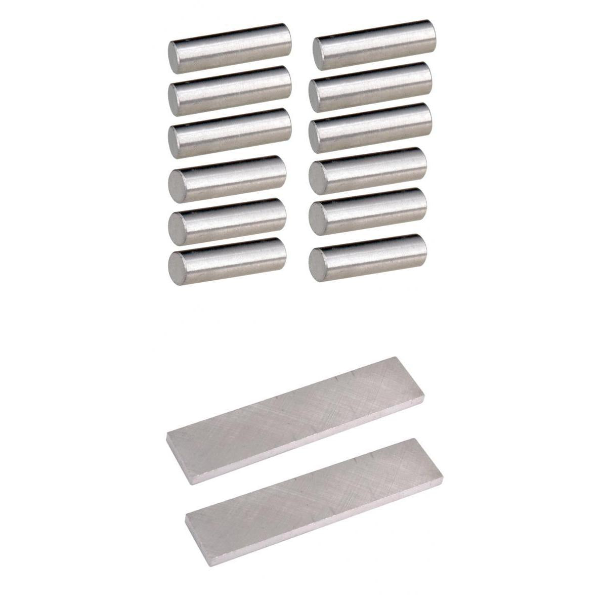 Alnico 5 Pickup Polepiece+Bar Magnet for Electric Guitar Humbucker