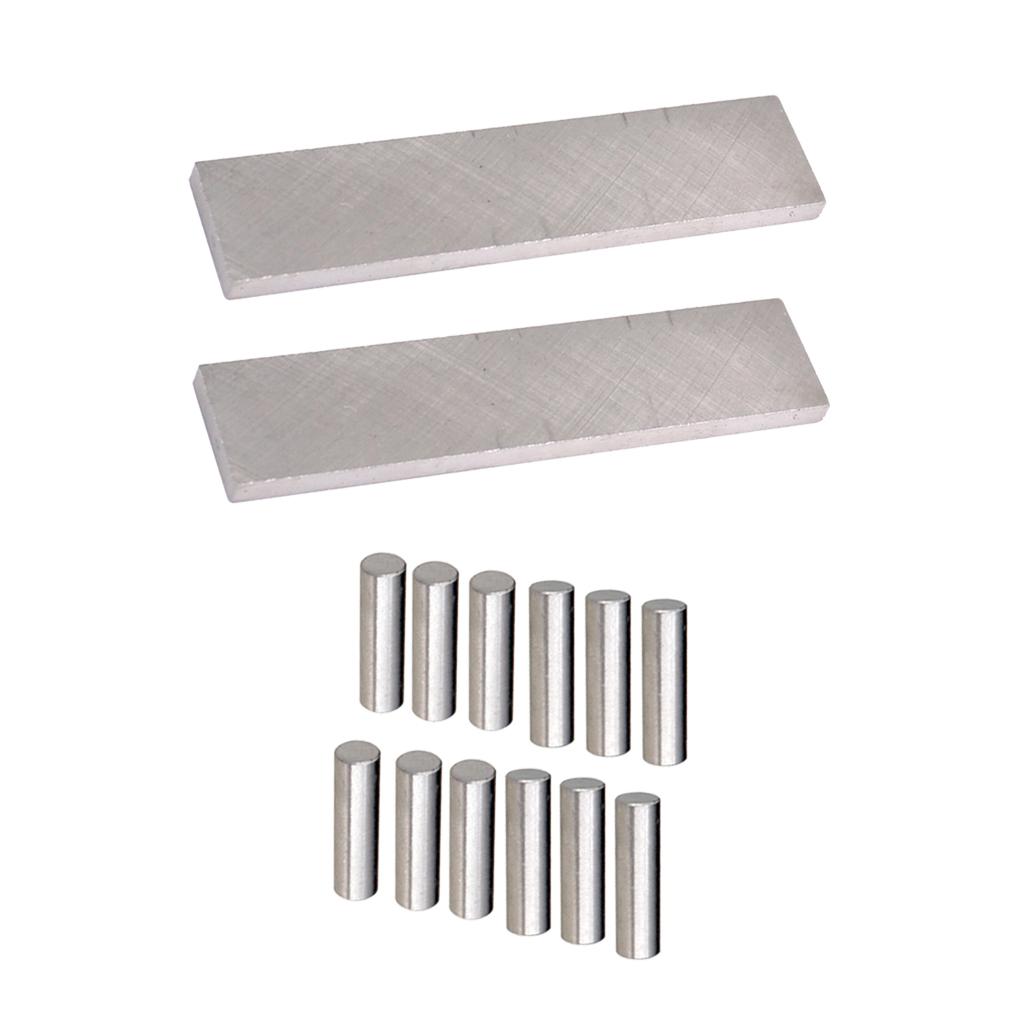 Alnico 5 Pickup Polepiece+Bar Magnet for Electric Guitar Humbucker