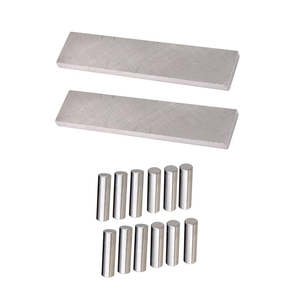 Alnico 5 Pickup Polepiece+Bar Magnet for Electric Guitar Humbucker