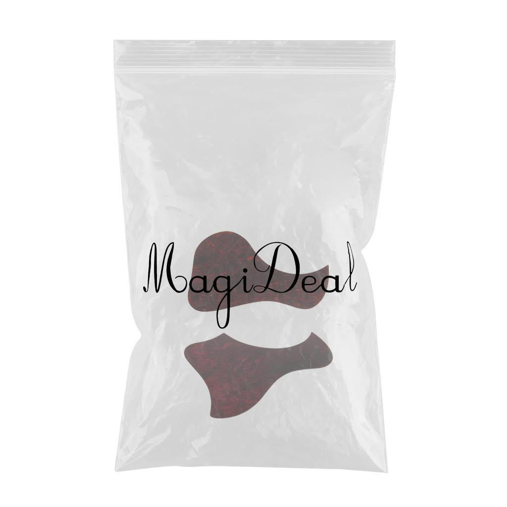 2 Pieces Adhesive Acoustic Guitar Pickguard Scratch Plate