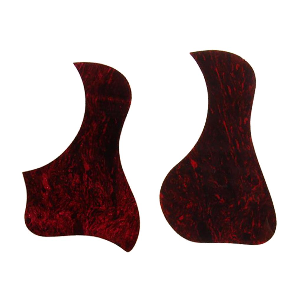 2 Pieces Adhesive Acoustic Guitar Pickguard Scratch Plate