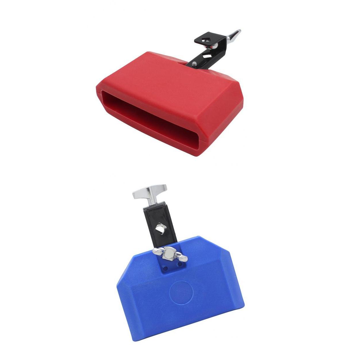 2pcs Low Pitched Plastic Cow Bell Percussion Instruments