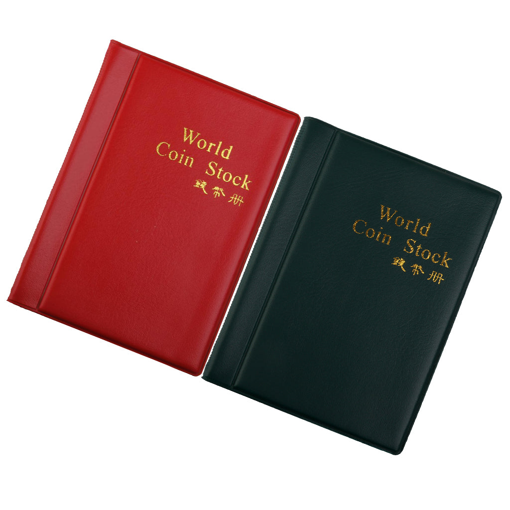2pcs Mini Penny Money Pocket Storage Coin Album Book 120 Holders Collection