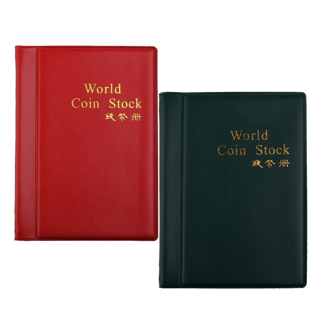 2pcs Mini Penny Money Pocket Storage Coin Album Book 120 Holders Collection