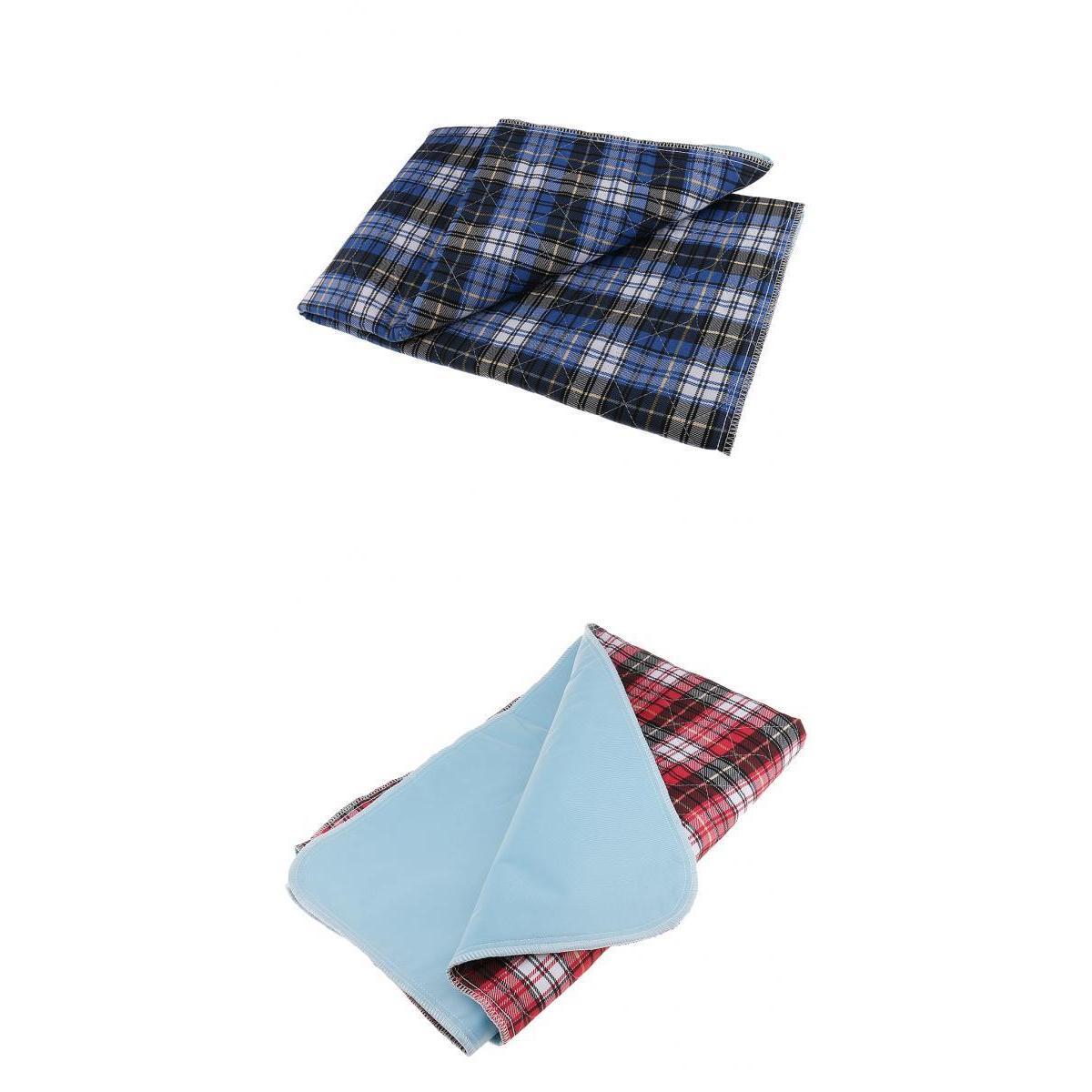 2 Pieces Washable Reusable Underpads Incontinence Bed Pad Absorbent Sheets