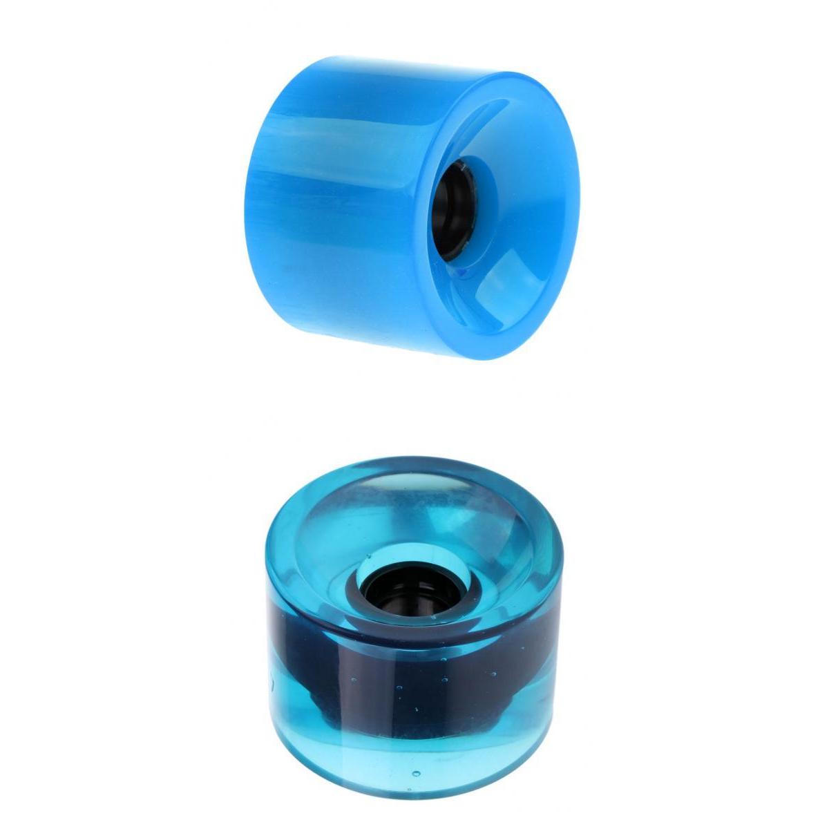 2pcs PU Skateboard Wheels Longboard Replacement Wheels Cruiser Parts 70x51mm