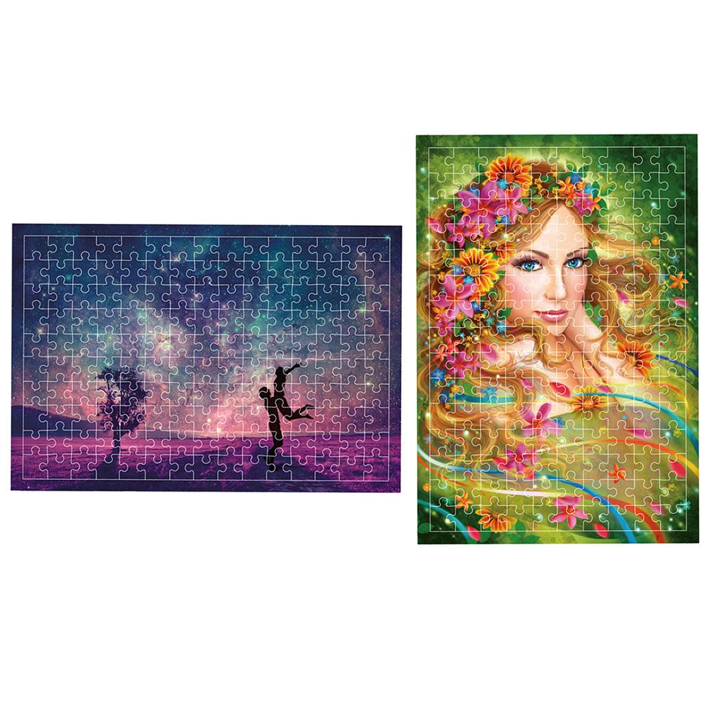 150Pieces Kids Adults Mini Jigsaw Puzzles Travel for Travel Leisure Toy Set