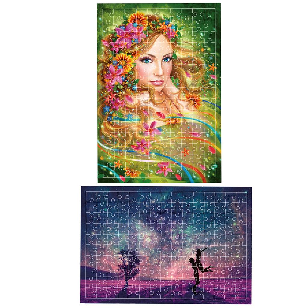 150Pieces Kids Adults Mini Jigsaw Puzzles Travel for Travel Leisure Toy Set