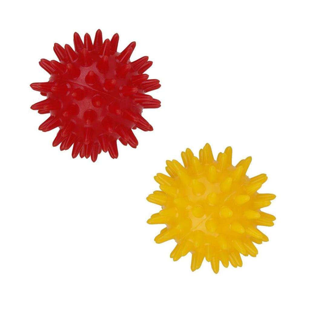2 Pieces Spiky Trigger Point Deep Tissue Body Palm Muscle Self Massage Balls