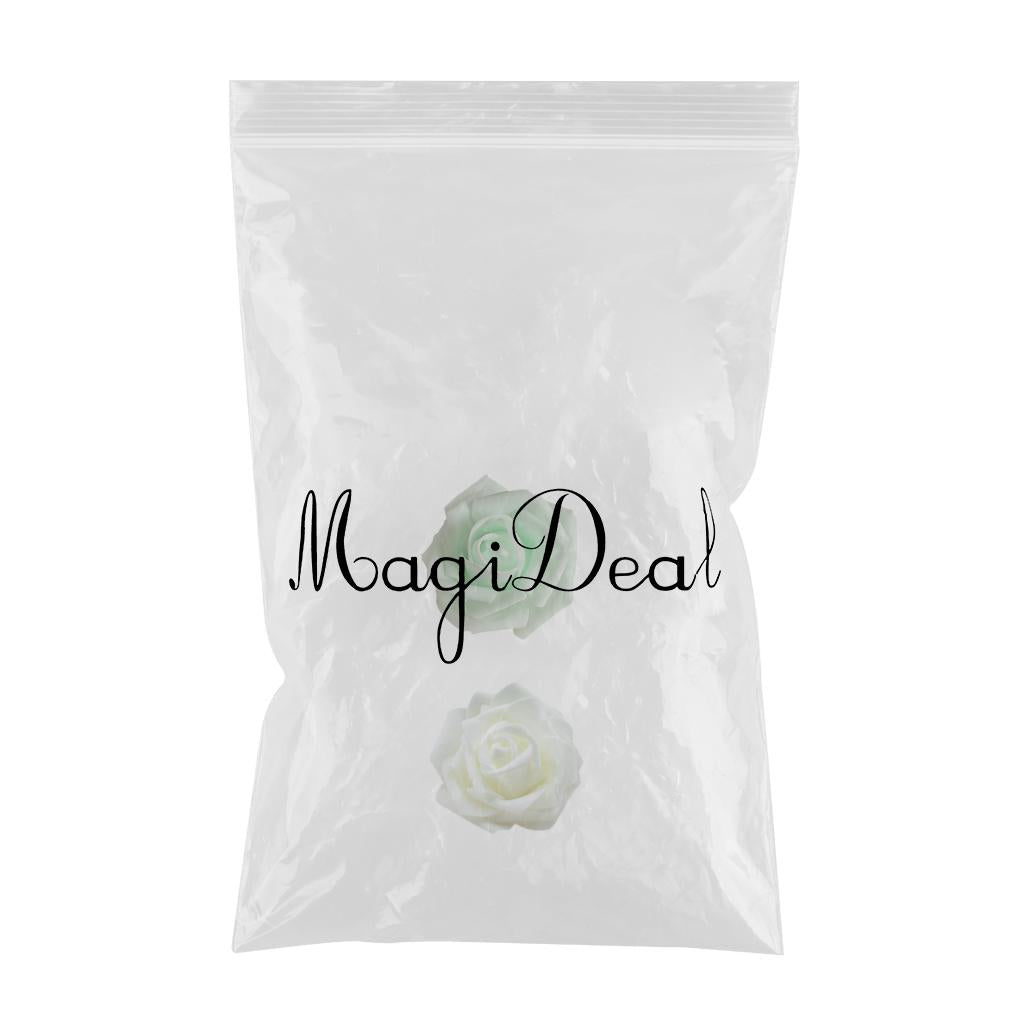 100x Foam Roses Artificial Flowers Wedding Bridal Bouquet Party Decor Crafts