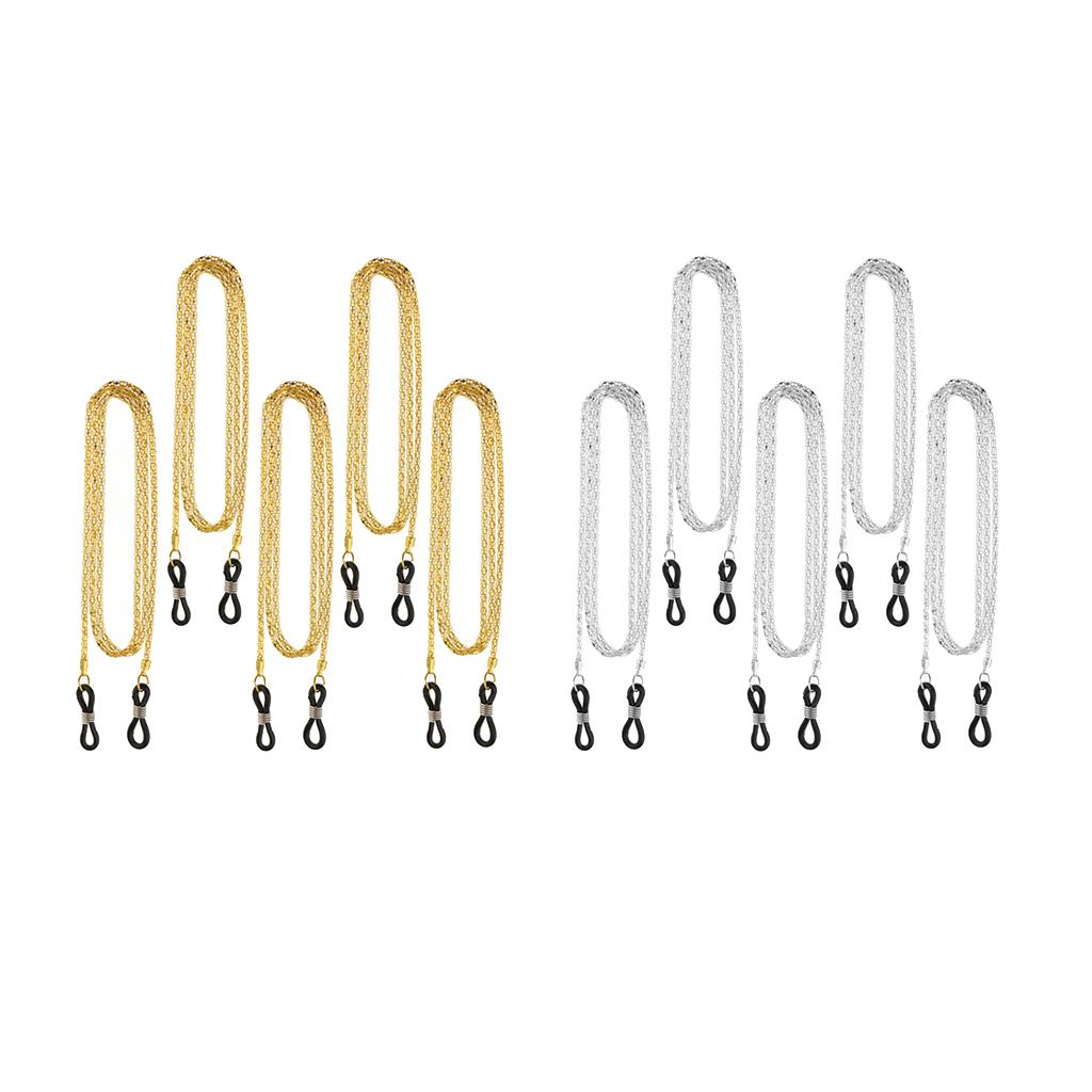 10 Pieces Metal Eyewear Strap Sunglass Strap Holder Eye Glasses Cord Chain