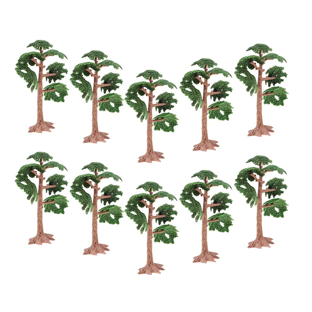 10pcs/Pack 1/100 Big Pine Tree Model School Teaching Decor Sand Table Model
