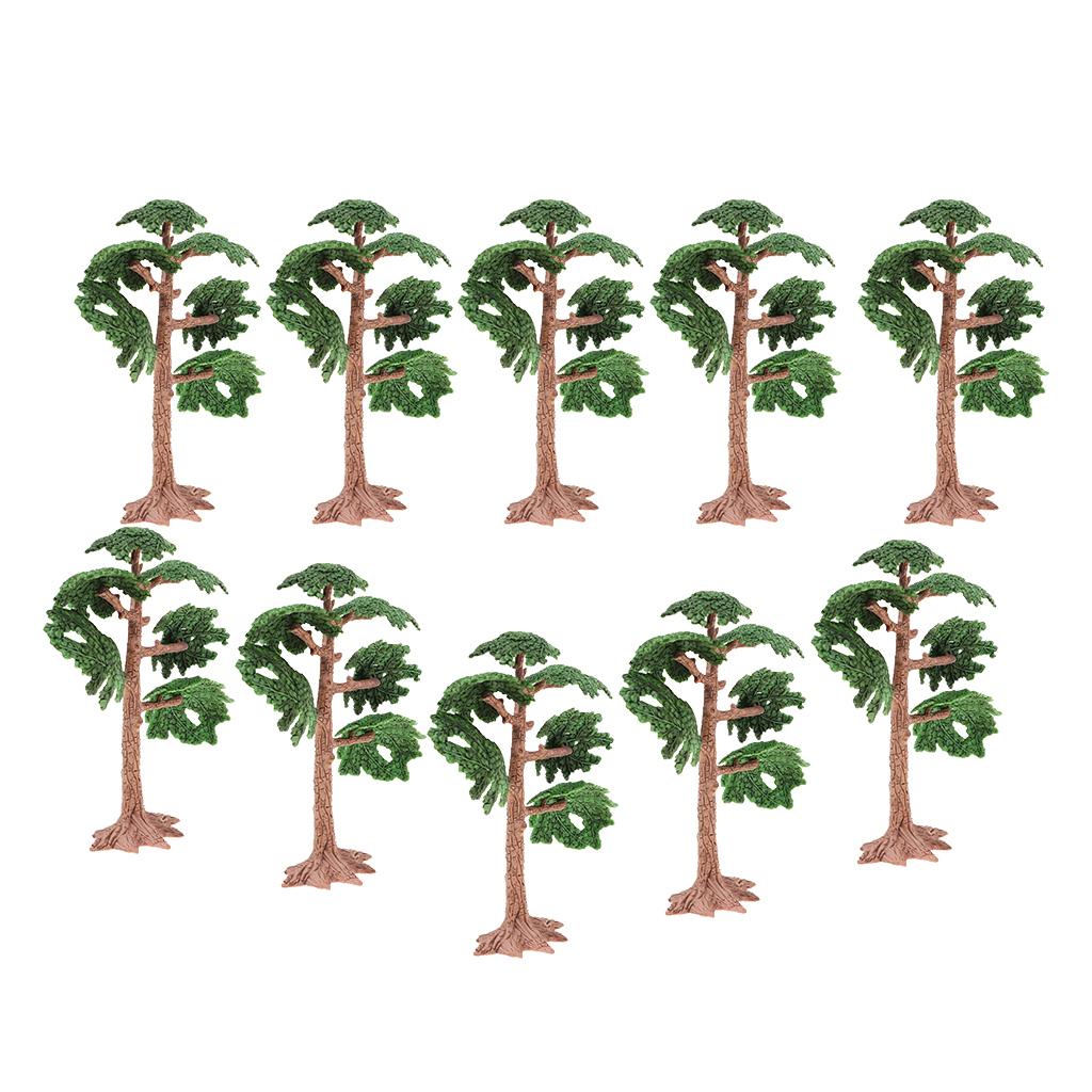 10pcs/Pack 1/100 Big Pine Tree Model School Teaching Decor Sand Table Model
