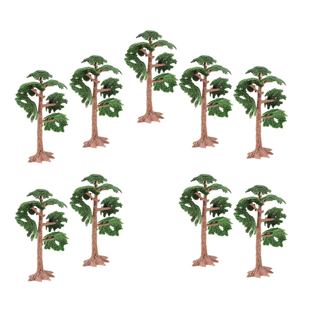 10pcs/Pack 1/100 Big Pine Tree Model School Teaching Decor Sand Table Model