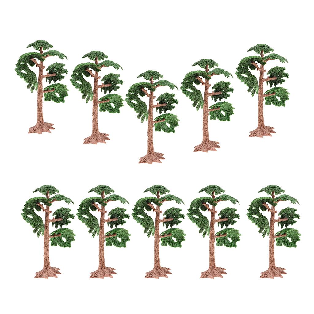 10pcs/Pack 1/100 Big Pine Tree Model School Teaching Decor Sand Table Model