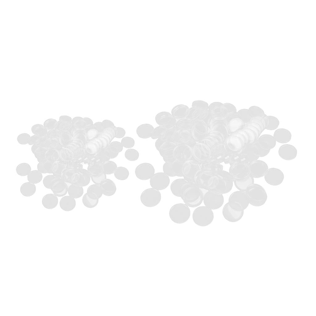 200PCS Coin Holder Capsules Clear Case Box for Coin Protection 36mm & 28mm