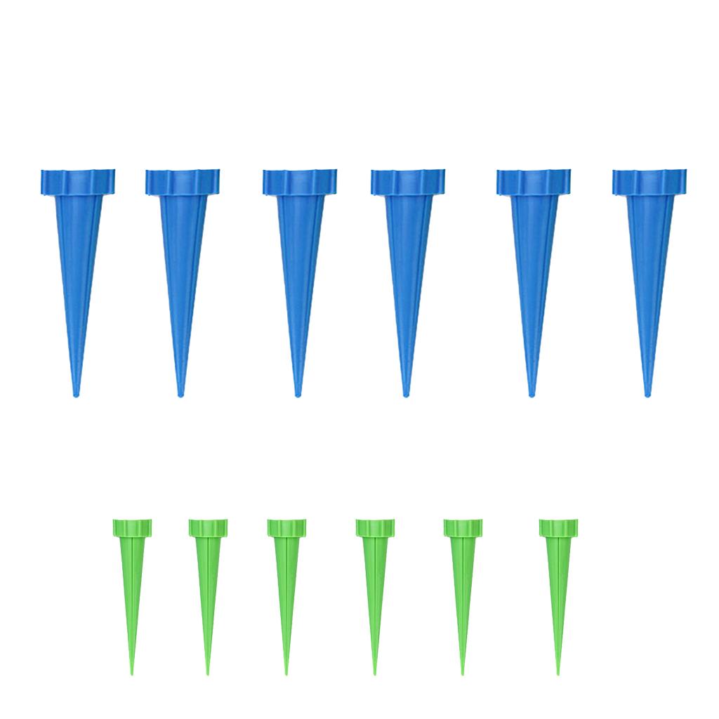 12Pieces Automatic Garden Cone Watering Spike Plant Flower Bottle Irrigation