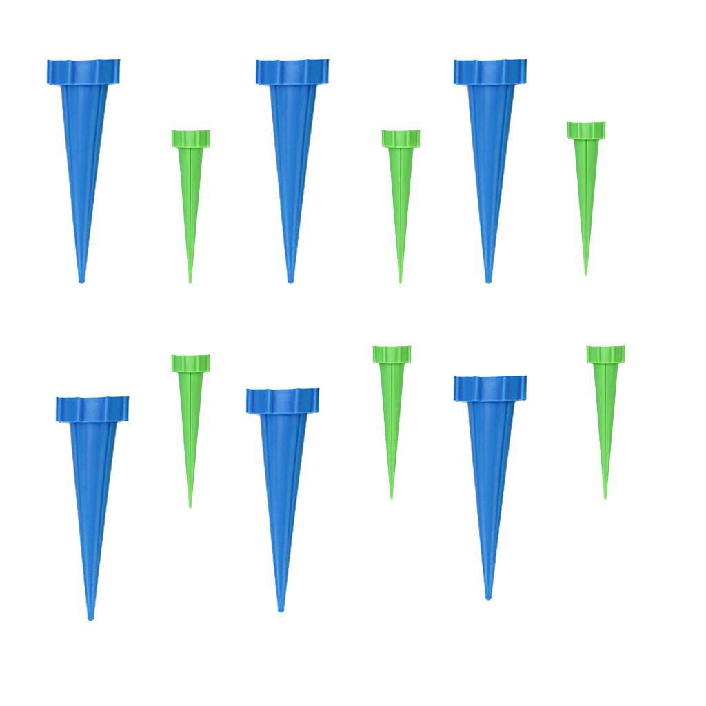 12Pieces Automatic Garden Cone Watering Spike Plant Flower Bottle Irrigation