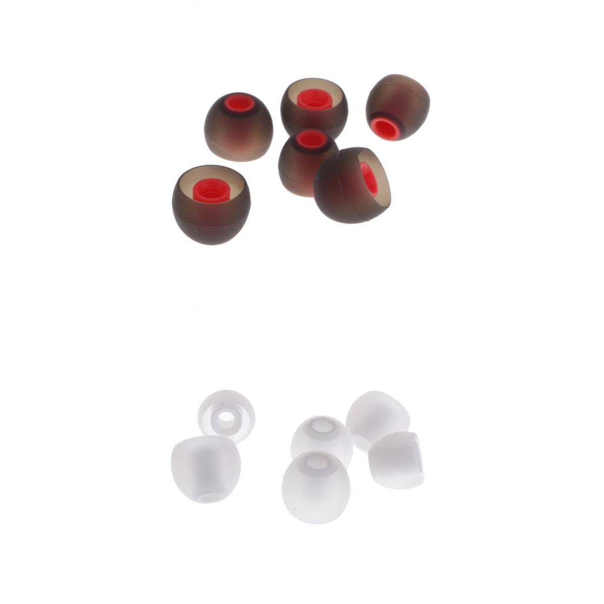 12Pieces 3.8mm Soft Silicone Earphone Covers Earbud Tips