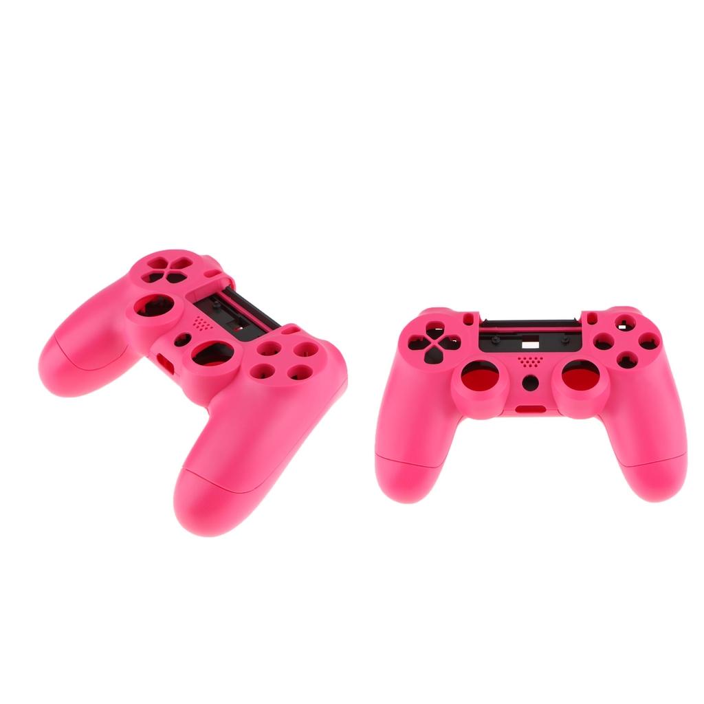 2 Pieces Full Housing Shell Case Cover Replacement Parts for PS4 Controller