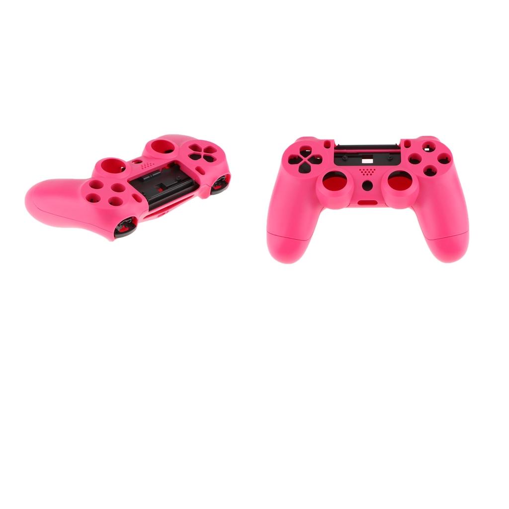 2 Pieces Full Housing Shell Case Cover Replacement Parts for PS4 Controller