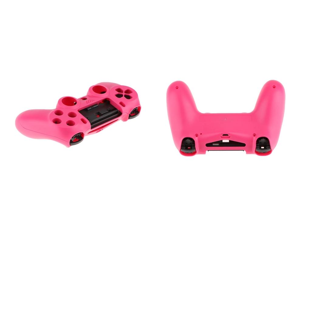 2 Pieces Full Housing Shell Case Cover Replacement Parts for PS4 Controller