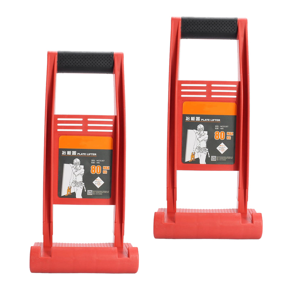 2Pieces Panel Carrier Gripper 80kg Plaster Boards Wood Panels Load Tools